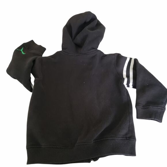 2 FOR $5 SALE Boy's Puma Black Zip Up Hoodie Size 4 - Picture 8 of 9